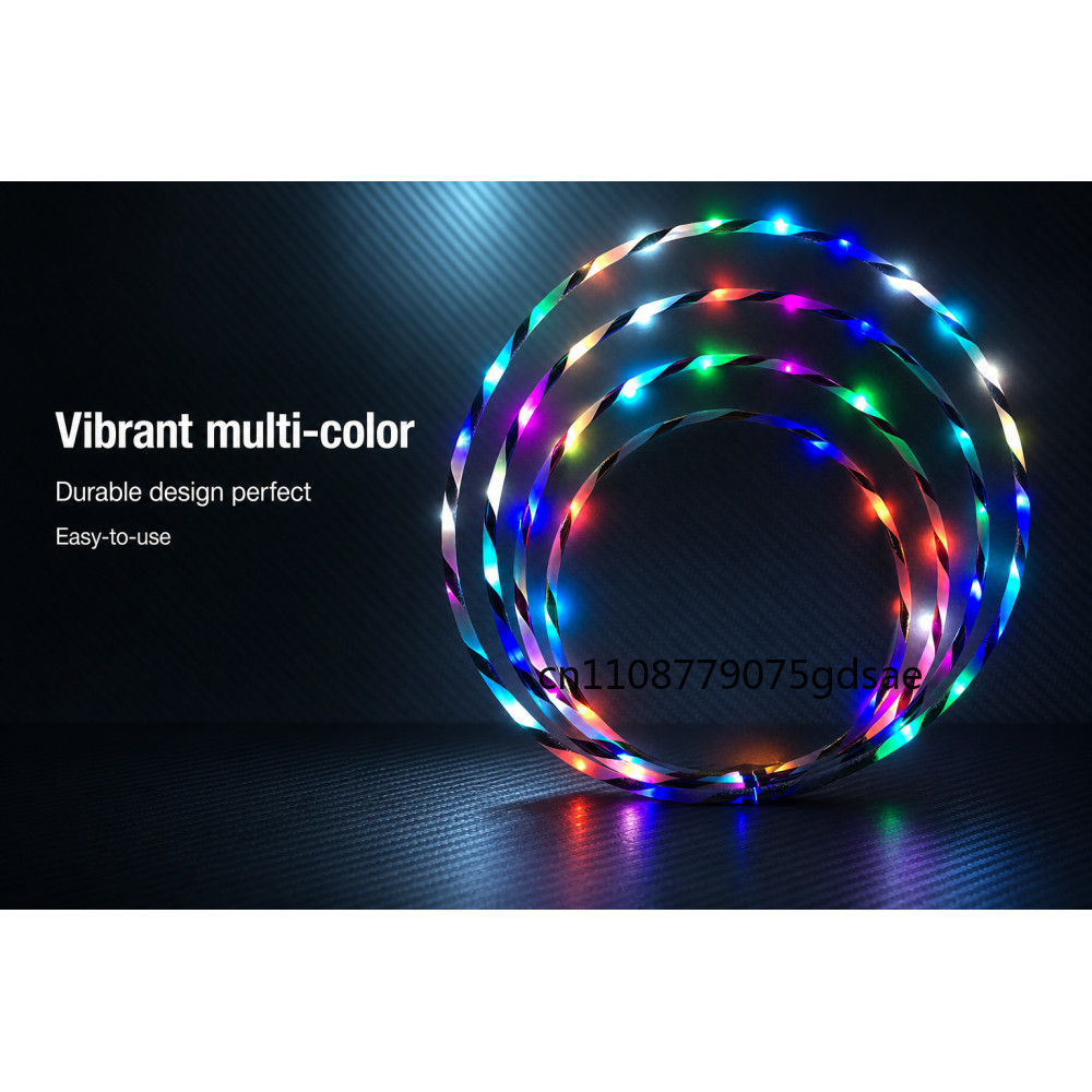 Gymnastic Ring - 60-90cm LED Glow Sport Hoop for