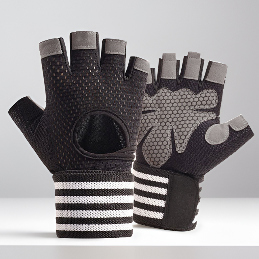 Weightlifting Gloves - Weight Lifting Gloves Wrist Support Anti-Slip