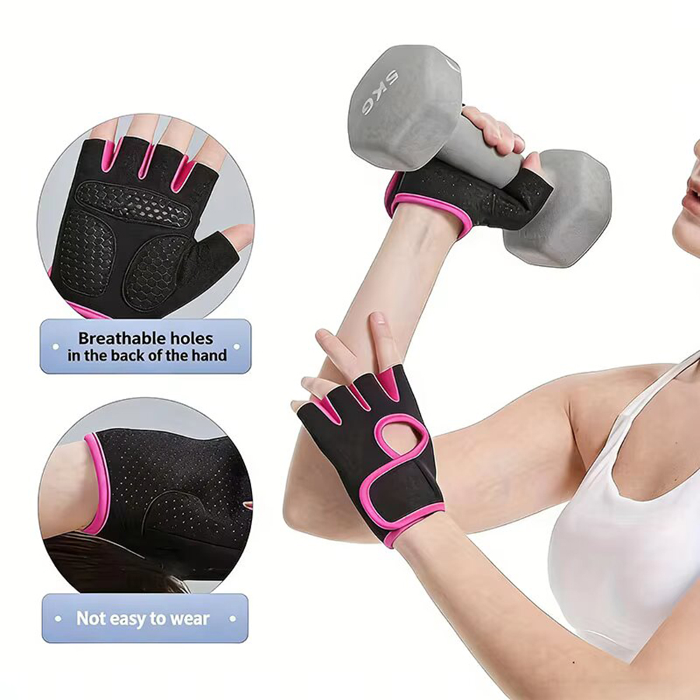 Breathable Half Finger Sports  - Weightlifting Gloves review and price