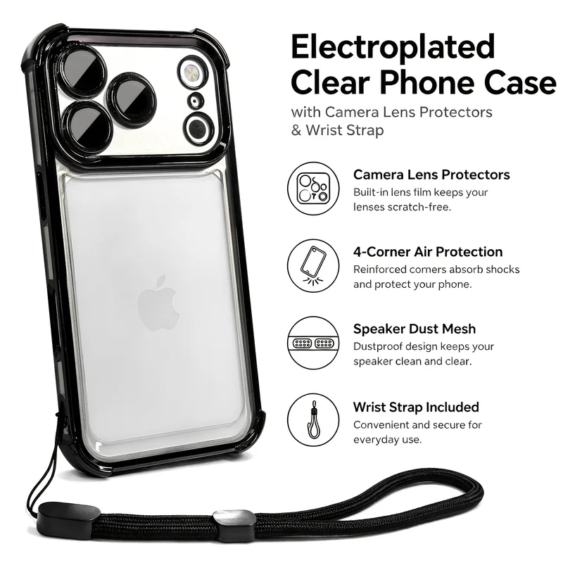 Luxury Transparent Shockproof  - Wrist Wraps review and price