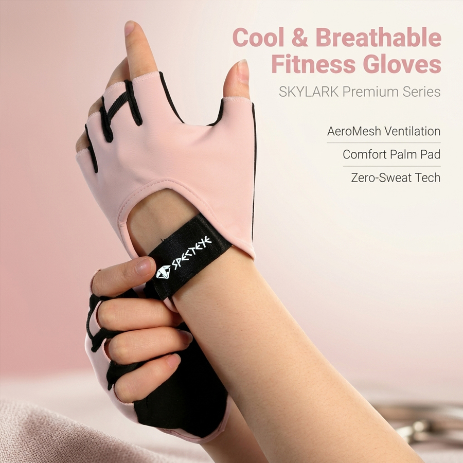 Women Pink Half Finger Fitness - Weightlifting Gloves review and price