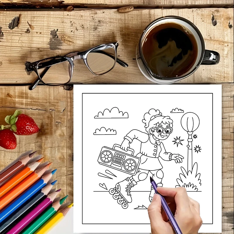 Crazy Old Ladies Coloring Book - Chalk Bag review and price