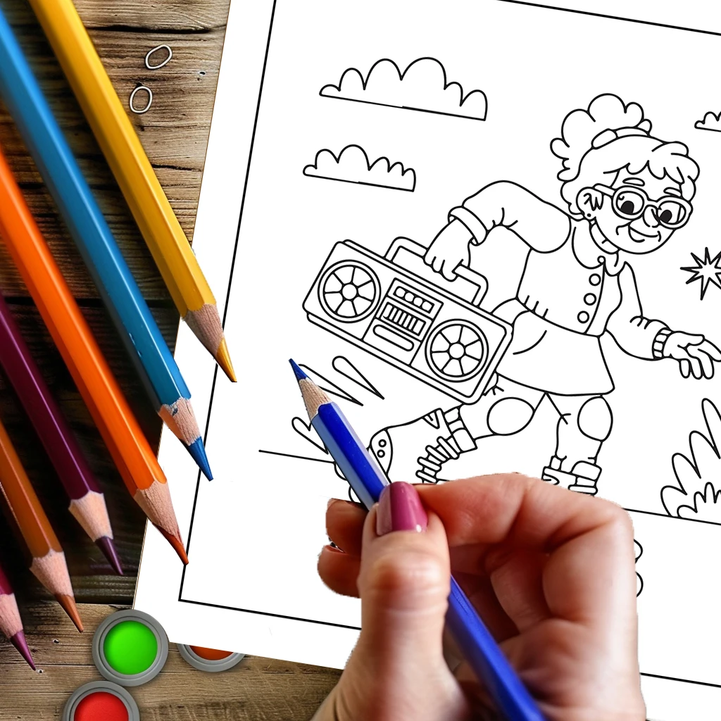 Crazy Old Ladies Coloring Book - Chalk Bag review and price