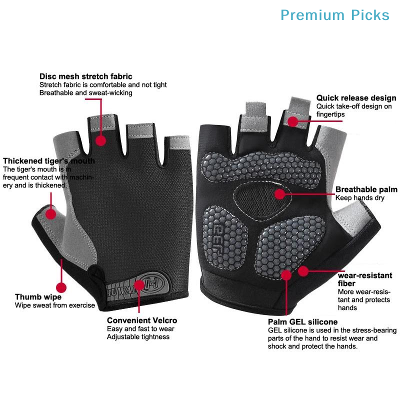 portableHalf Finger Anti Slip  - Weightlifting Gloves review and price